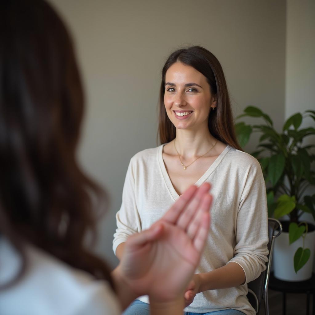 A clear next-step scheduling scene for someone deciding what to ask before booking hypnosis. Created for Everleigh Hypnosis readers in Dayton, OH.