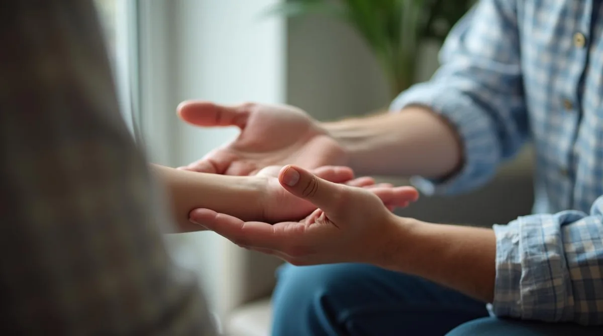 A calm private consultation scene connected to practical hypnosis safety and fit questions for Everleigh Hypnosis readers in Dayton, OH.